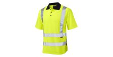 Croyde ISO 20471 Cl 2 Poly/Cotton Polo Shirt HV Yellow